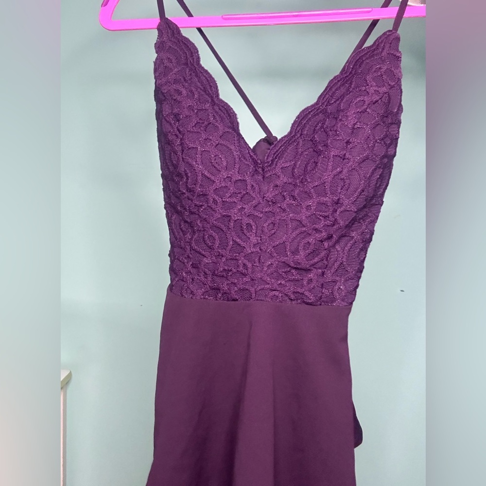 Purple dress
